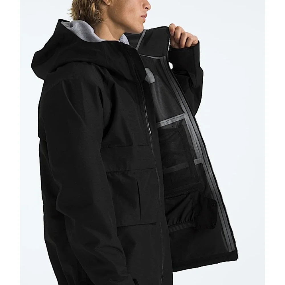The North Face Men's Jacket Dragline‎ NEW Drywent Mono TNF Black Large